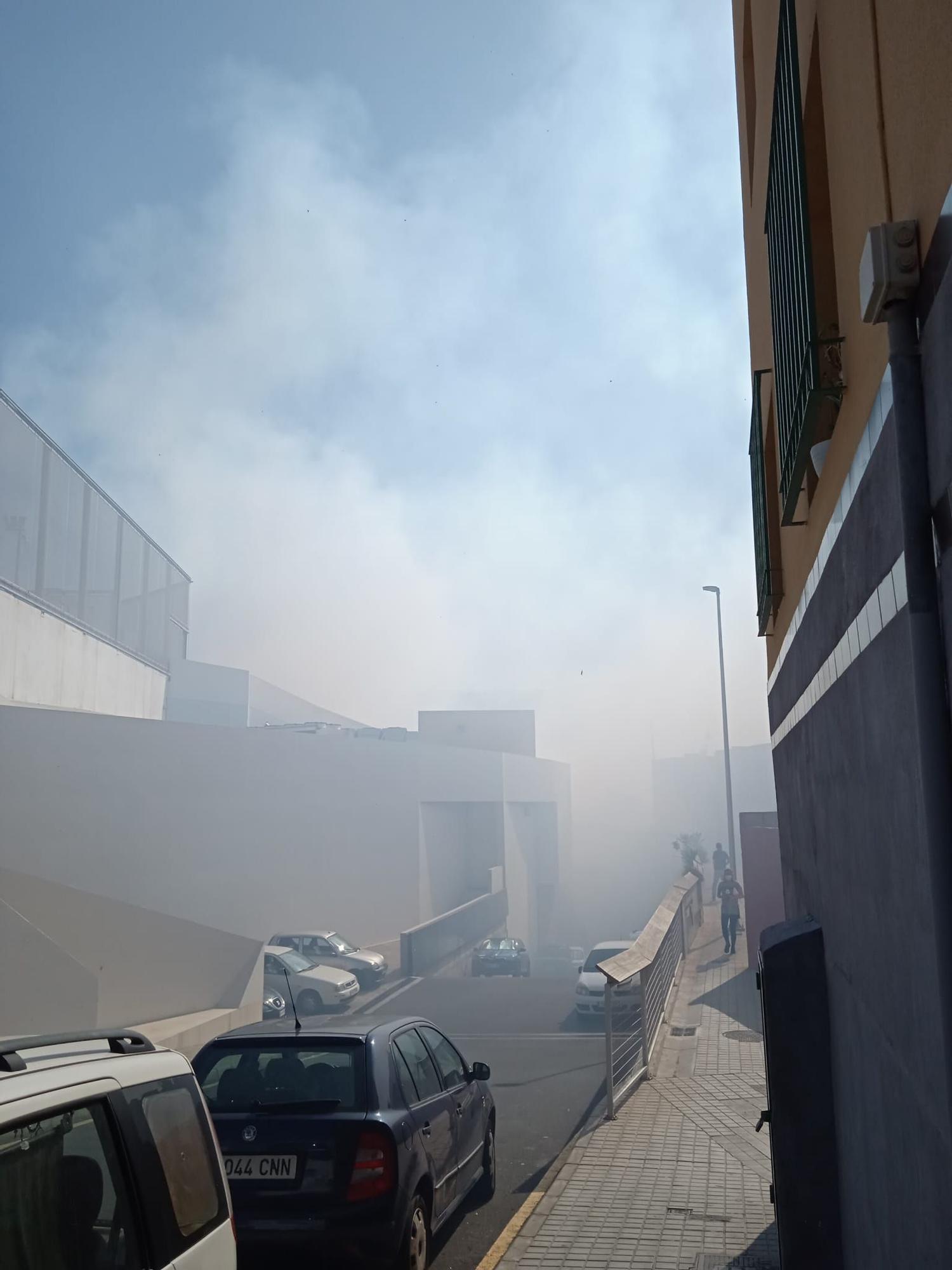 Incendio en Arucas