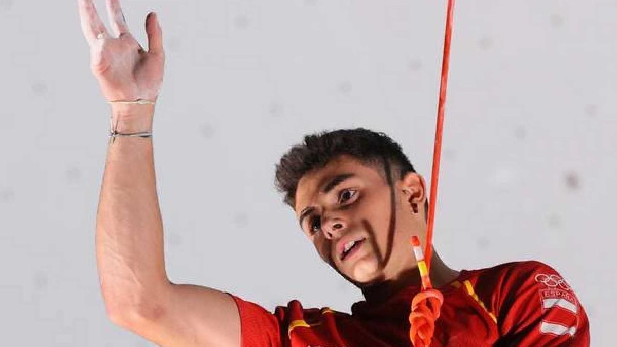 Fenomenal el escalador español