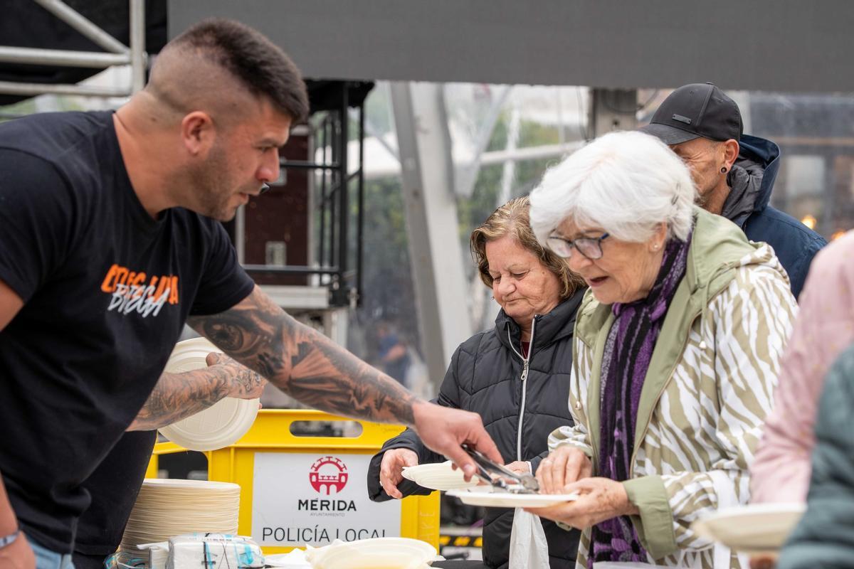 A la rica sardina asada en Mérida.