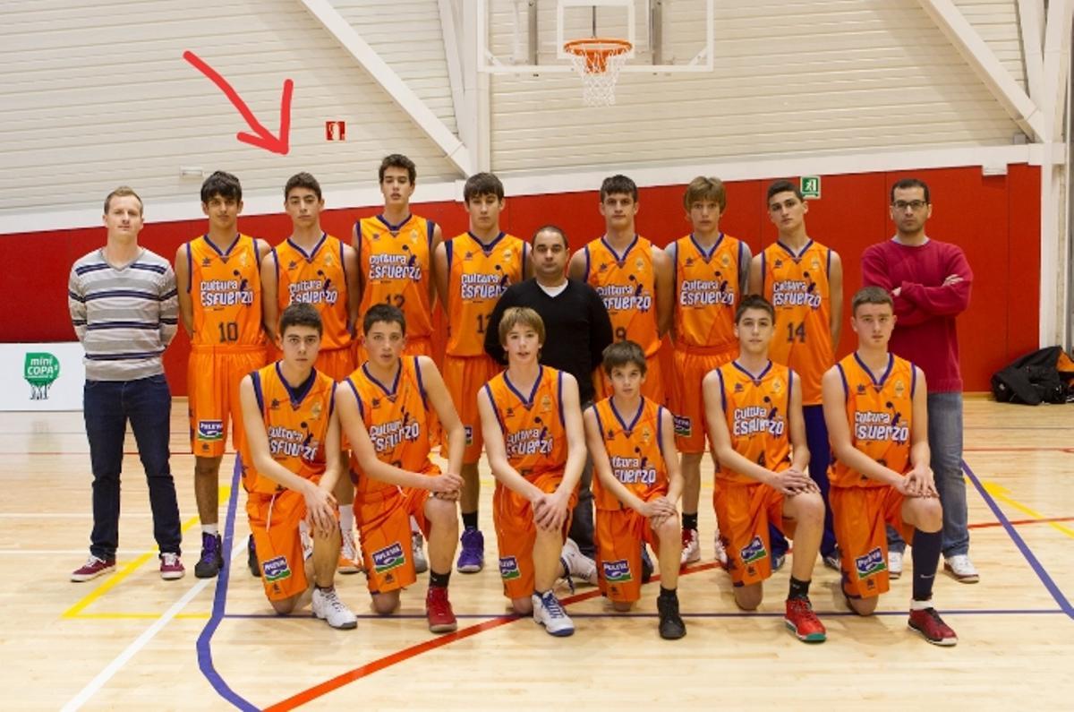 Josep Puerto jugó la Minicopa en su etapa Infantil con el Valencia Basket