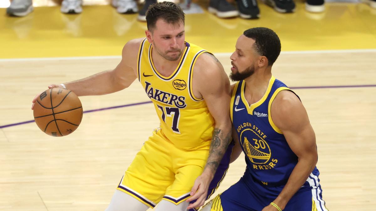 Doncic, con Curry en un Lakers - Warriors