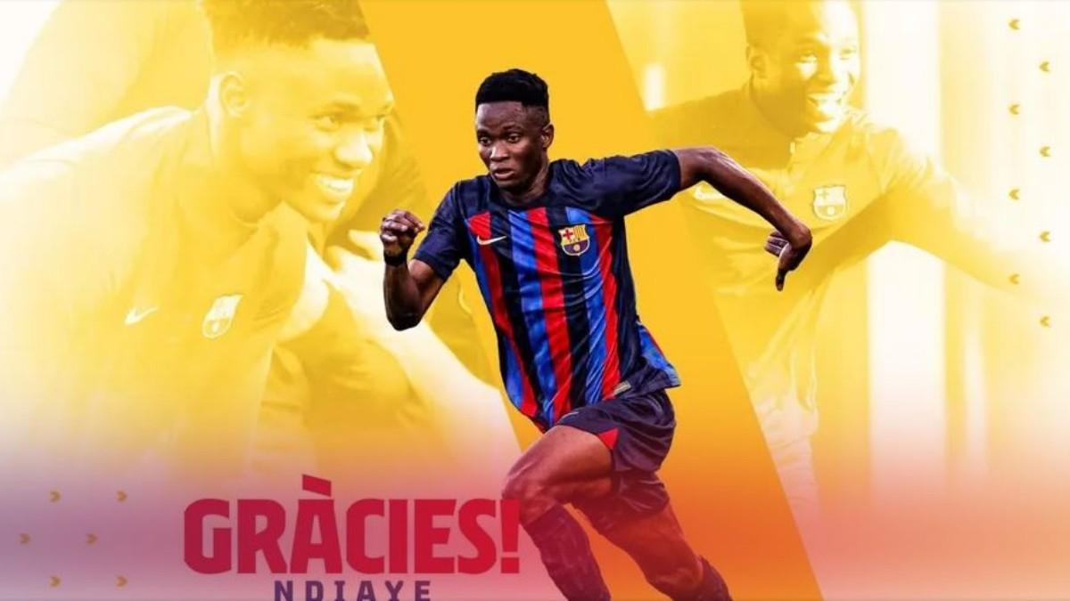 Ndiaye se marcha del Barça Atlètic