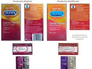 Alerta por un lote de preservativos Durex falsos