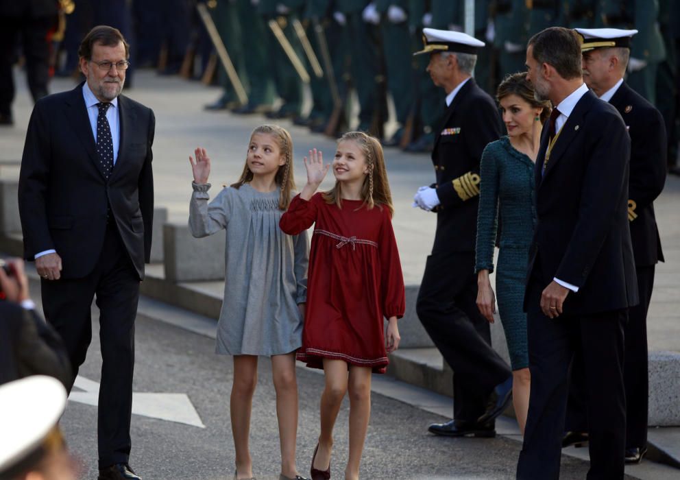 Leonor y Sofía, protagonistas en el Congreso