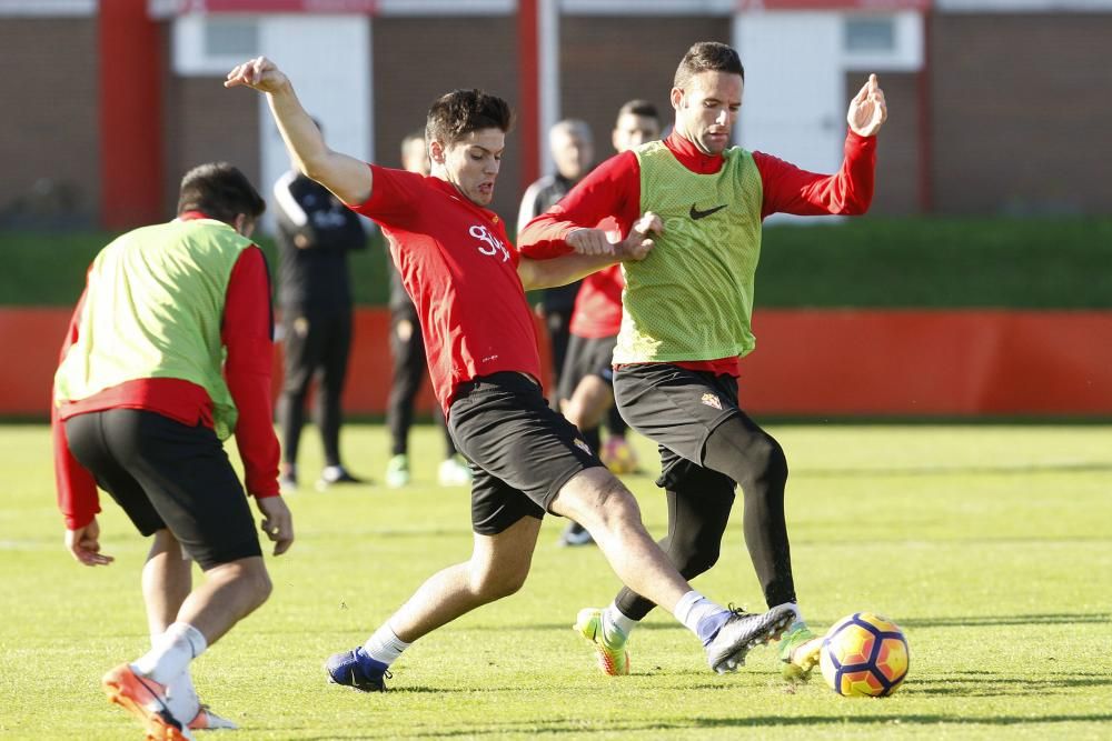 Entrenamiento del Sporting de Gijón