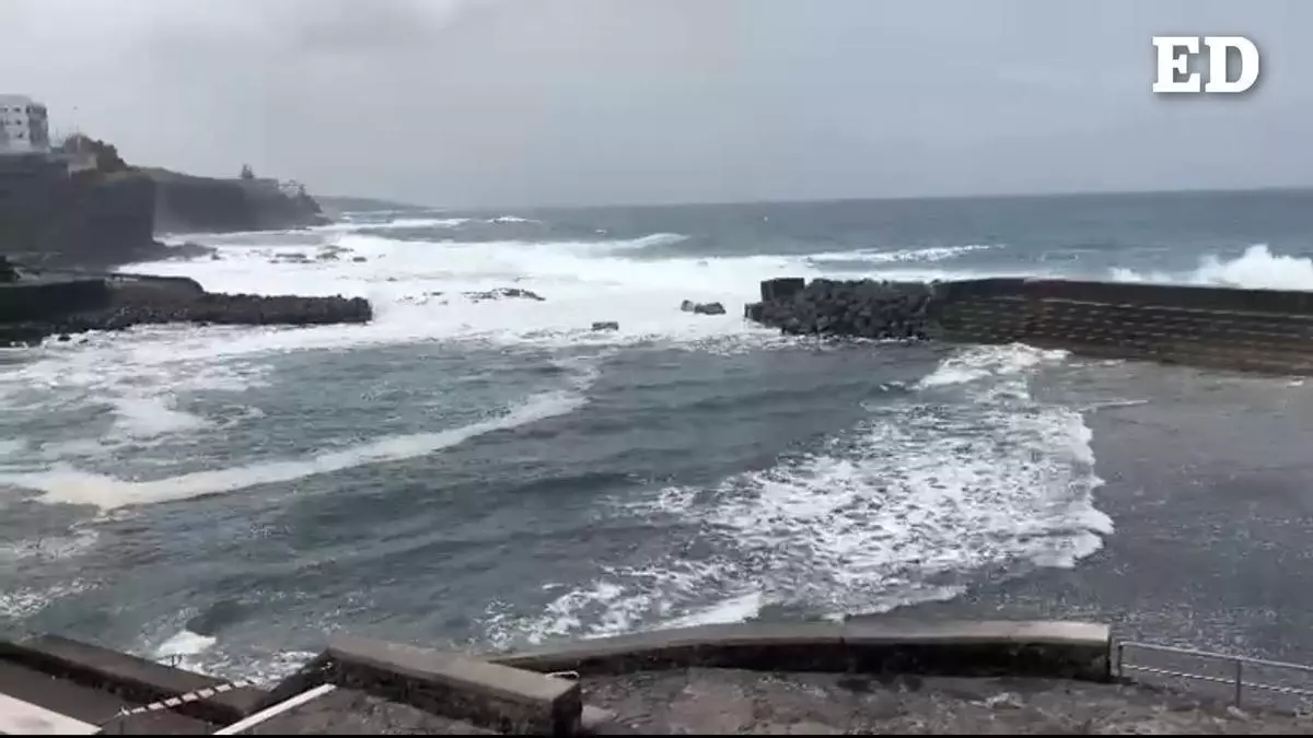 El Gobierno de Canarias declara la prealerta por fenómenos costeros en el archipiélago