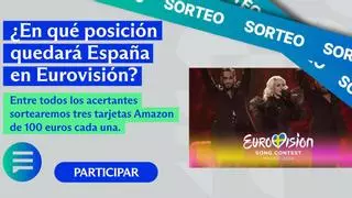 ¿En qué posición quedará Nebulossa?: EL PERIÓDICO DE ESPAÑA sortea tres tarjetas de Amazon a quién acierte su puesto en Eurovisión