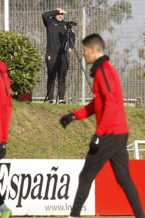 Entrenamiento del Sporting