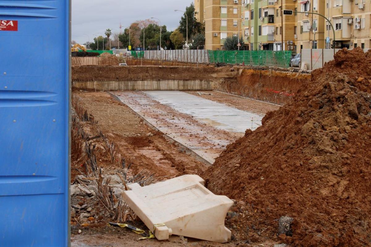 Las obras de la línea 3 del Metro de Sevilla en Pino Montano en el primer mes de 2026