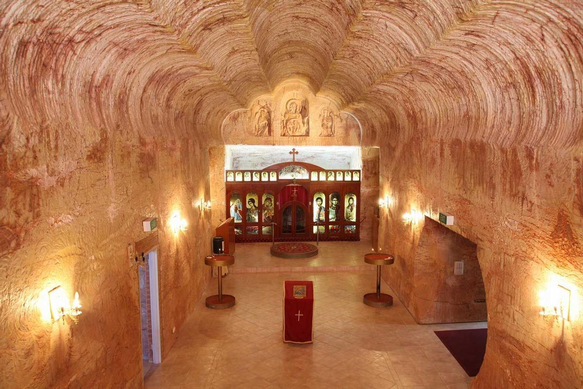 Iglesia de San Elías el Profeta, Coober Pedy, Australia Meridional