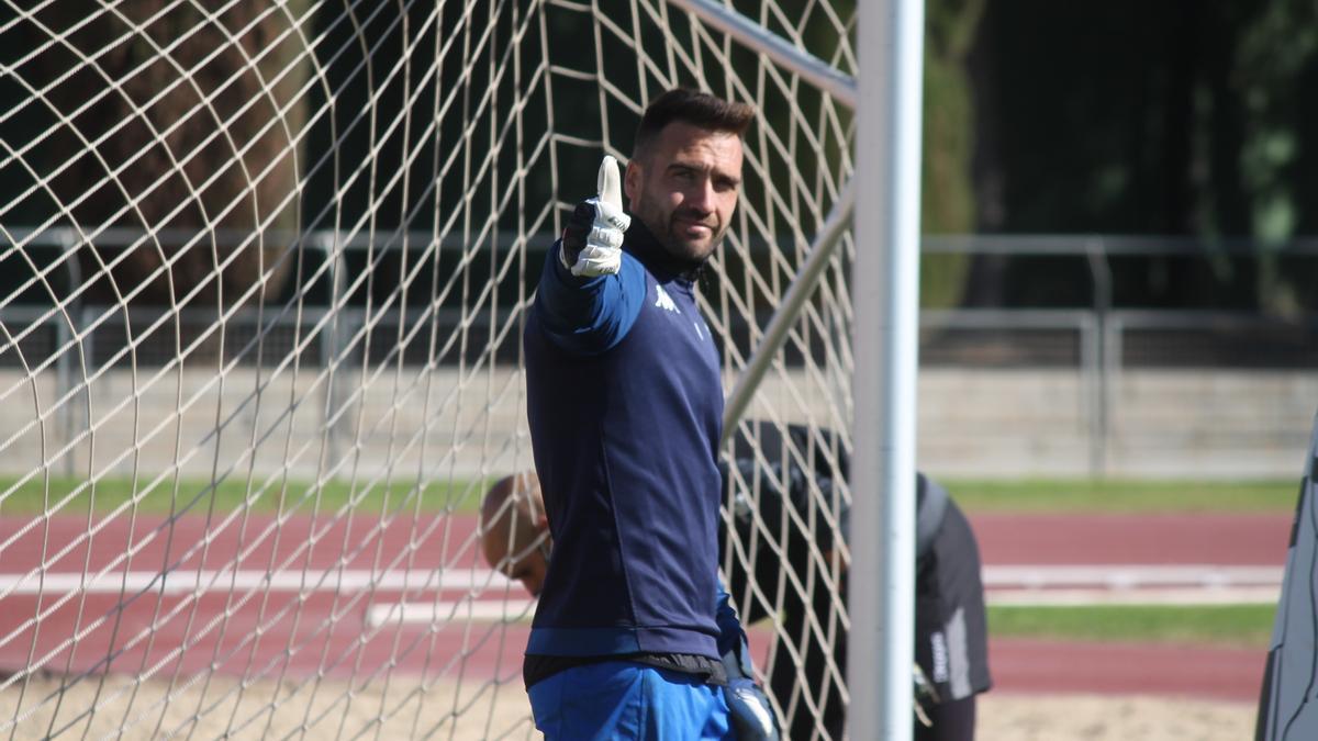 El portero y capitán del Hércules Ismael Falcón.