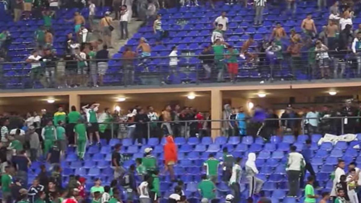Los ultras del Raja de Casa Blanca arrancaron 2.000 asientos del estadio del Kawbab