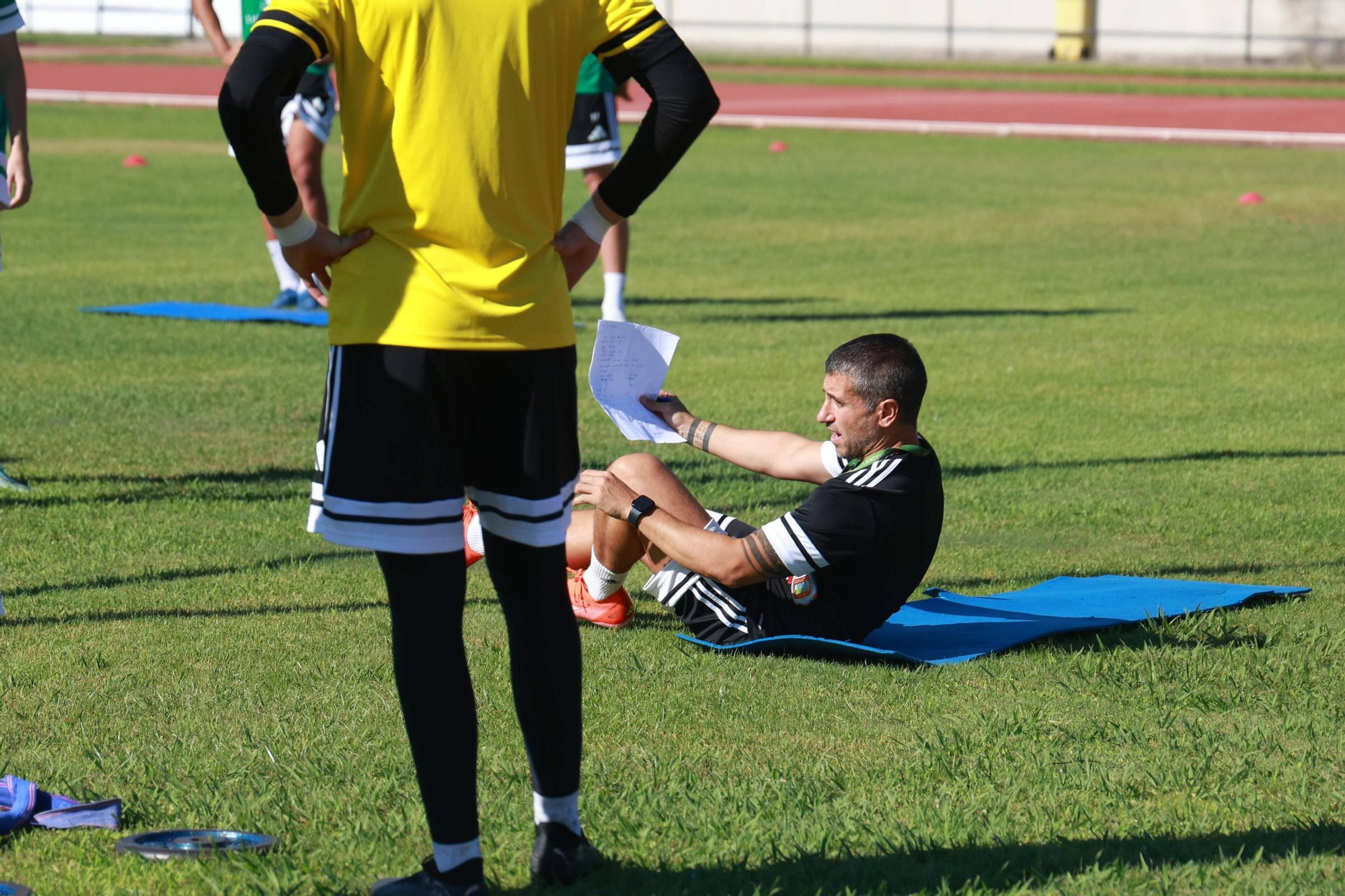 Primer entrenamiento del Cacereño 2025-2026