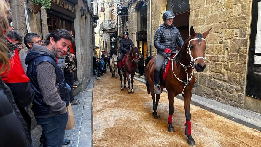 Sant Antoni es presenta amb molt fred i menys públic del que s&#039;esperava a Solsona