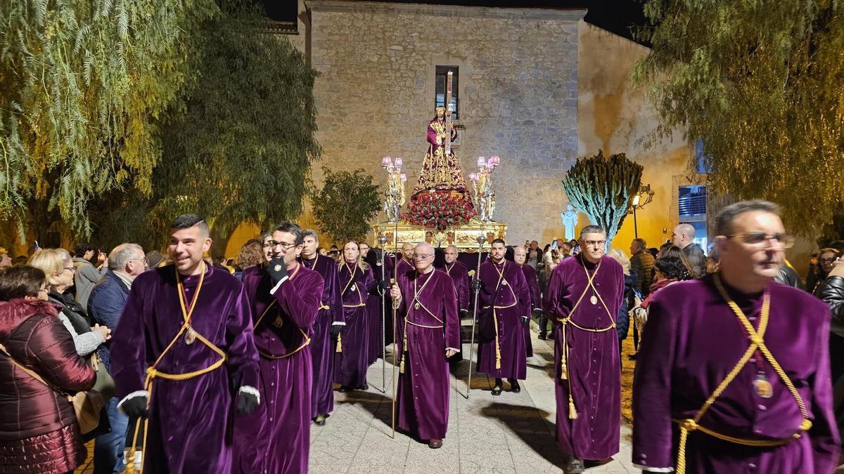 Nuestro Padre Jesús saliendo del convento de Santa Ana, lugar que protagoniza una de las rutas