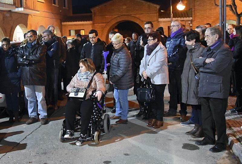 Concentración en Frula en rechazo a la violencia de género