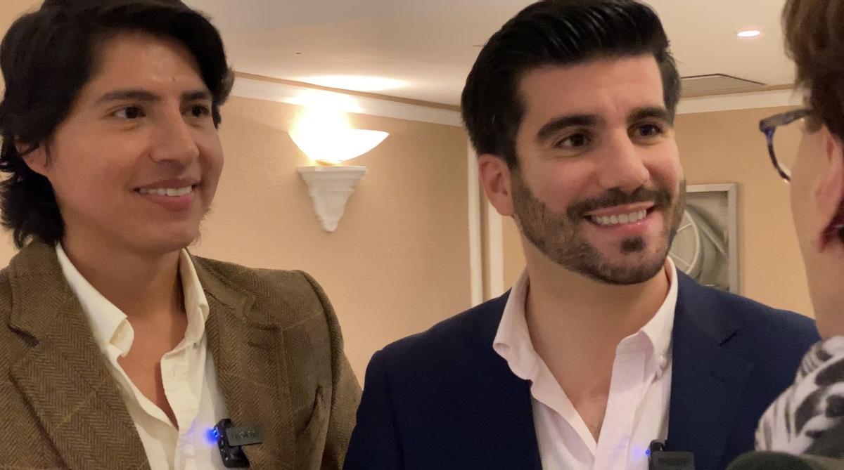 Los fundadores de Inti Sol Viajes, Giancarlo Gordillo-Medina y Alejandro Cancho