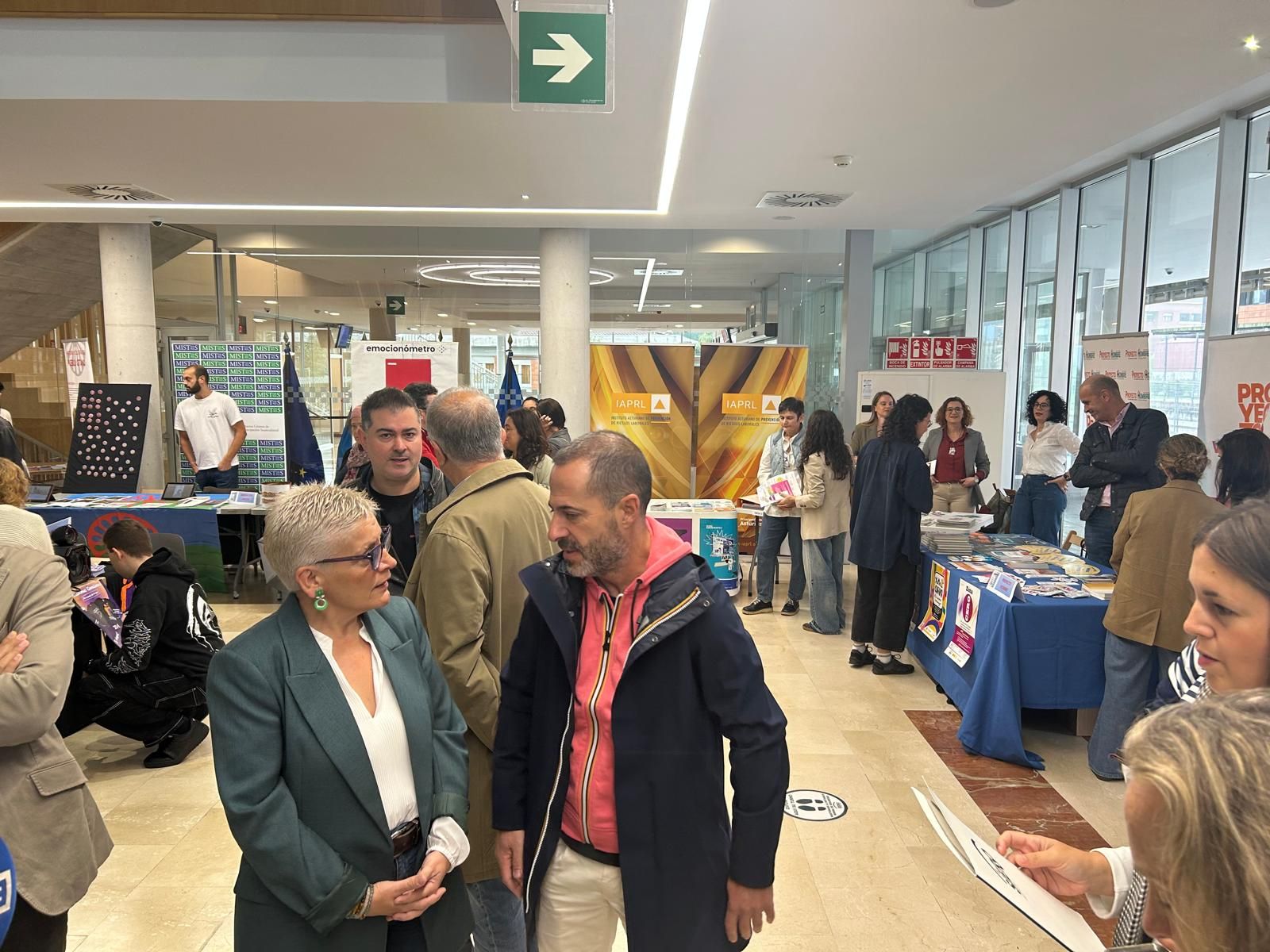 Celebración en Lugones de la Feria de Salud Mental de Asturias.