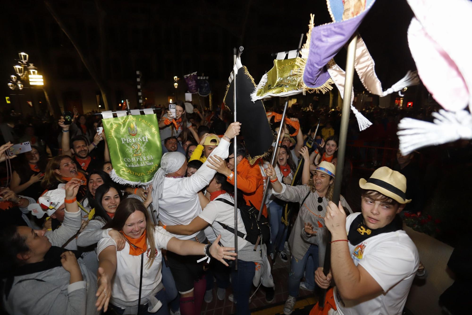 Así se han festejado los grandes premios en las Fallas de Xàtiva