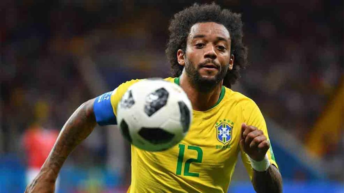 Marcelo, defensa de la selección de Brasil