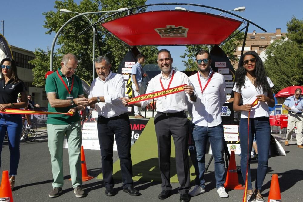 Contrarreloj en Ibi del Campeonato de España de Ciclismo