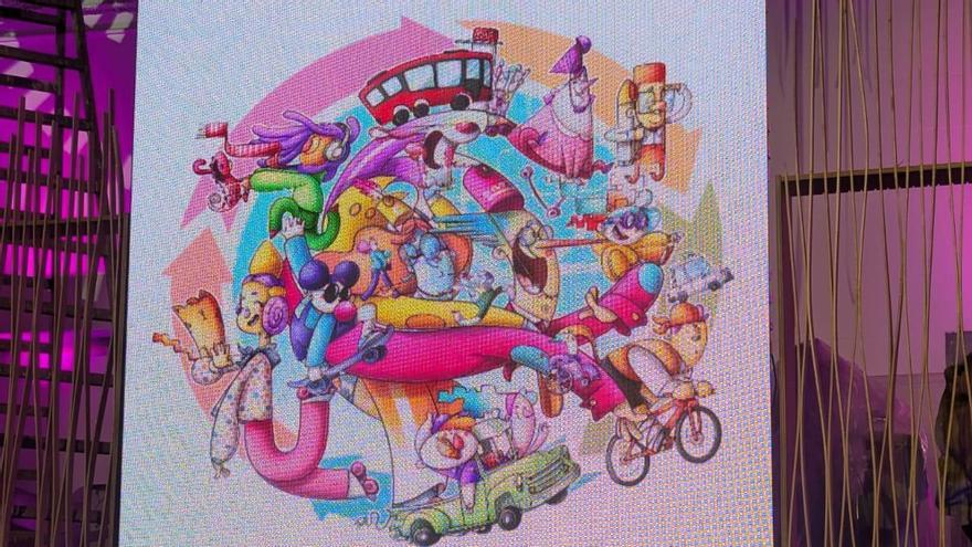 Presentación del boceto de la falla municipal infantil de 2026