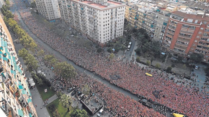 Manifestació d&#039;un 11 de setembre a Barcelona