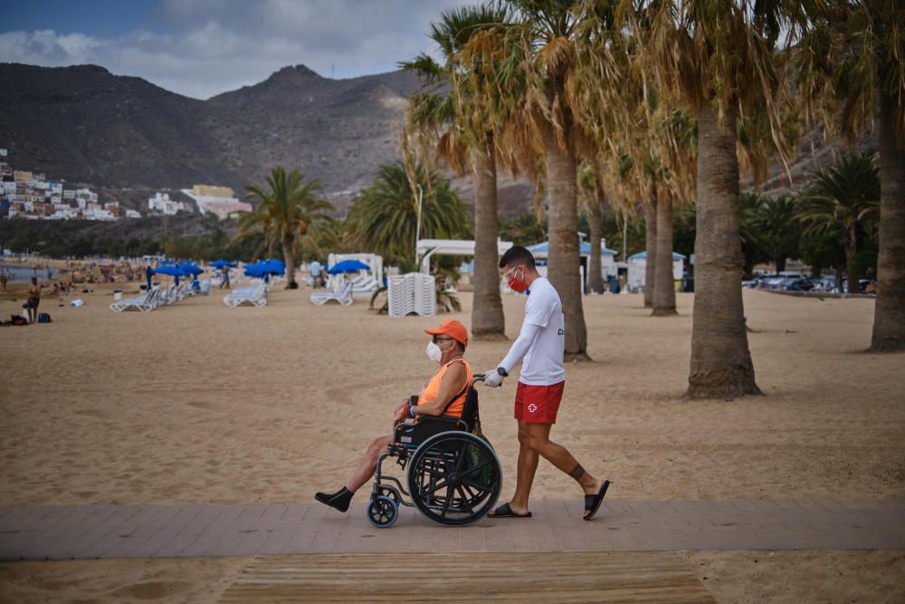 Varias personas con movilidad reducida volvieron a disfrutar.