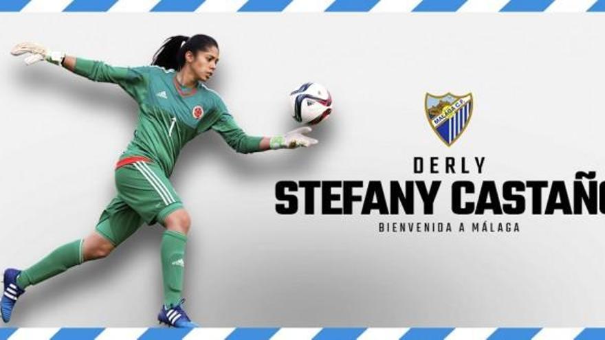 Stefany Castaño, refuerzo para la portería del Málaga CF Femenino