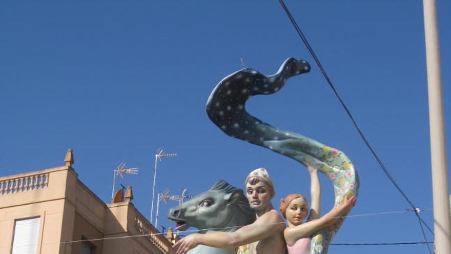 Falla Barraca-Espadán de 2010, una de las dos en litigio.