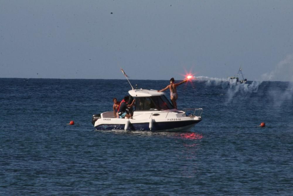 Simulacro de salvamento en Águilas