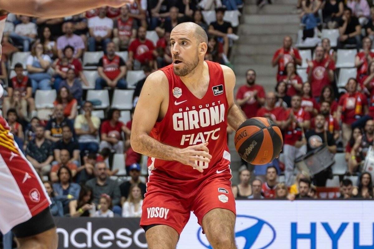 La última camiseta que vistió Quino Colom fue la del Bàsquet Girona
