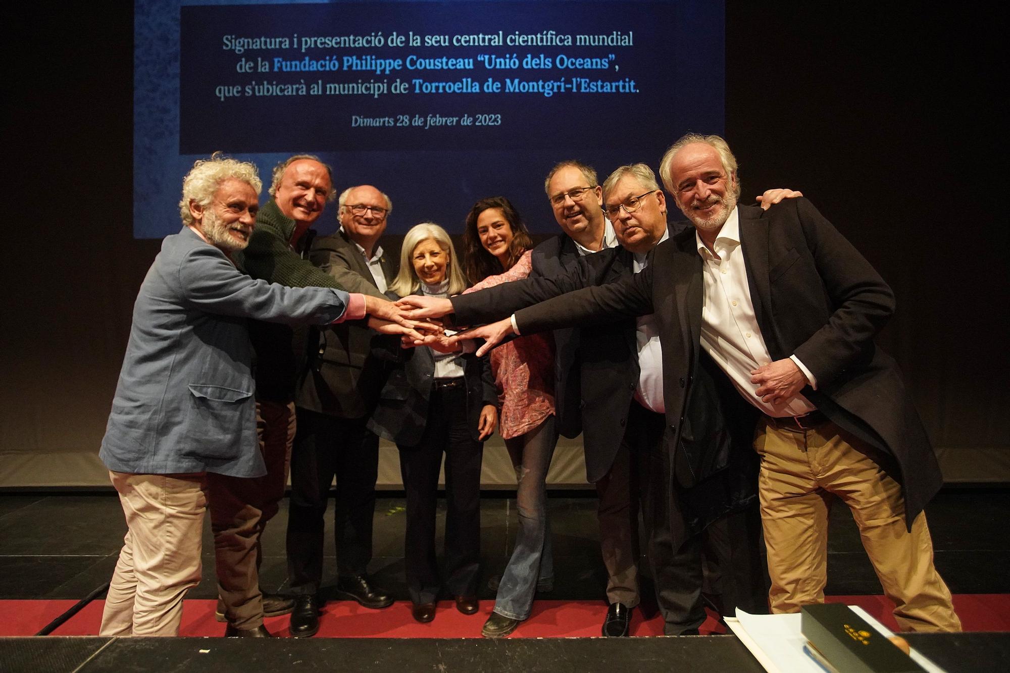 Presentació de la nova seu mundial de la Fundació Cousteau a Torroella de Montgrí