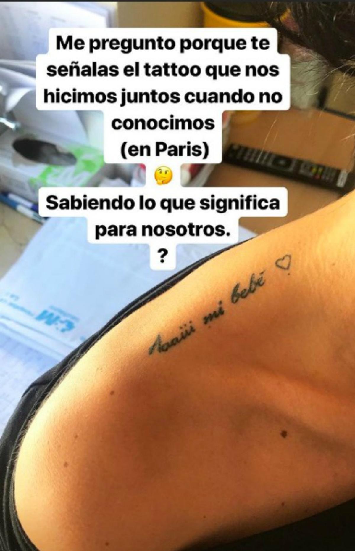 El tatuaje de Aurah Ruiz