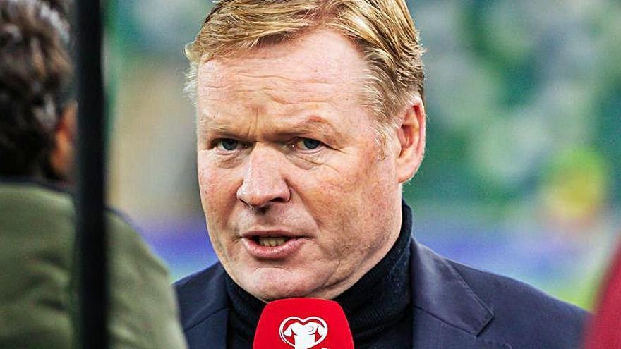 Una imagen de Koeman en su etapa como técnico de Holanda