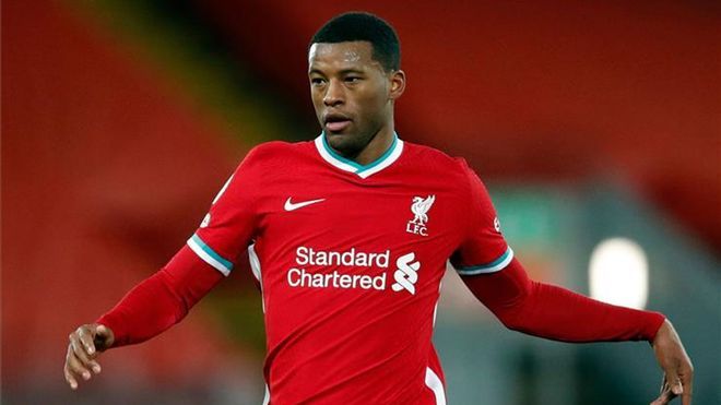 Wijnaldum, con el Liverpool.