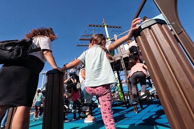 Apertura del parque infantil de La Gesta, en Santa Cruz de Tenerife