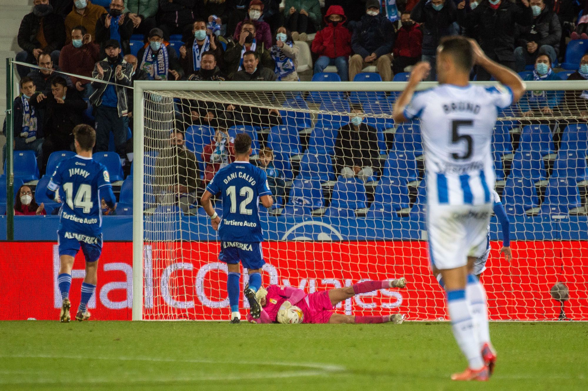 El partido del Real Oviedo en Leganés, en imágenes