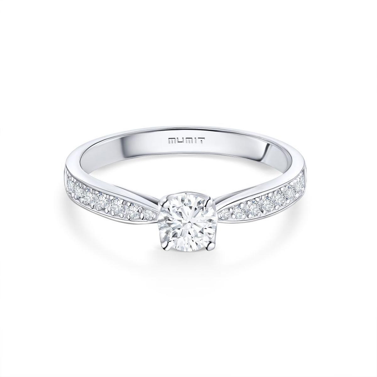 Solitario ®Always Pavé de Diamantes 0,86 Cts
