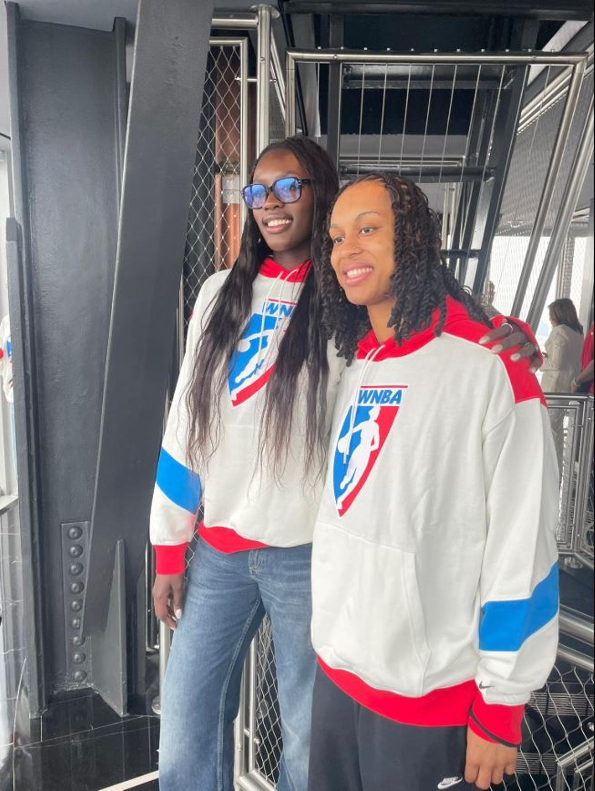 Awa Fam, en lo alto del Empire State Building de Nueva York.