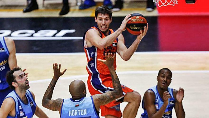 Van Rossom, en el partido de la primera vuelta ante el San Pablo Burgos