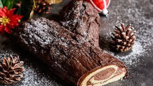 Un tronco de Navidad, un delicioso postre de origen francés.