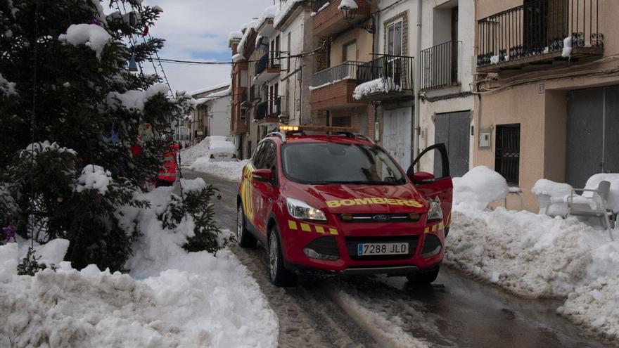 Los bomberos de Castellón se preparan ante la alerta por nieve y lluvia