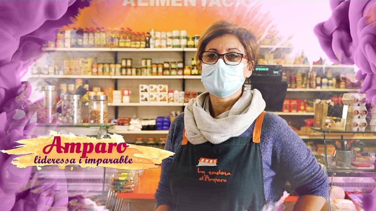 Amparo, una defensora del comercio de proximidad que se ha revelado imprescindible durante la pandemia