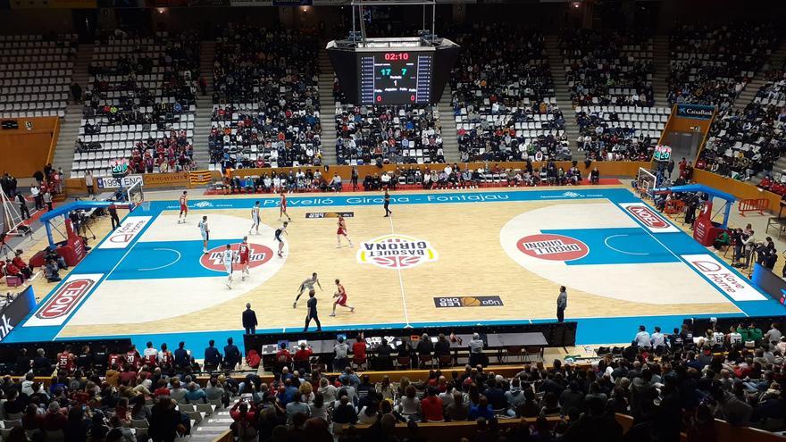 Més de 3.500 aficionats aclamen Marc Gasol en el seu primer partit amb el Bàsquet Girona