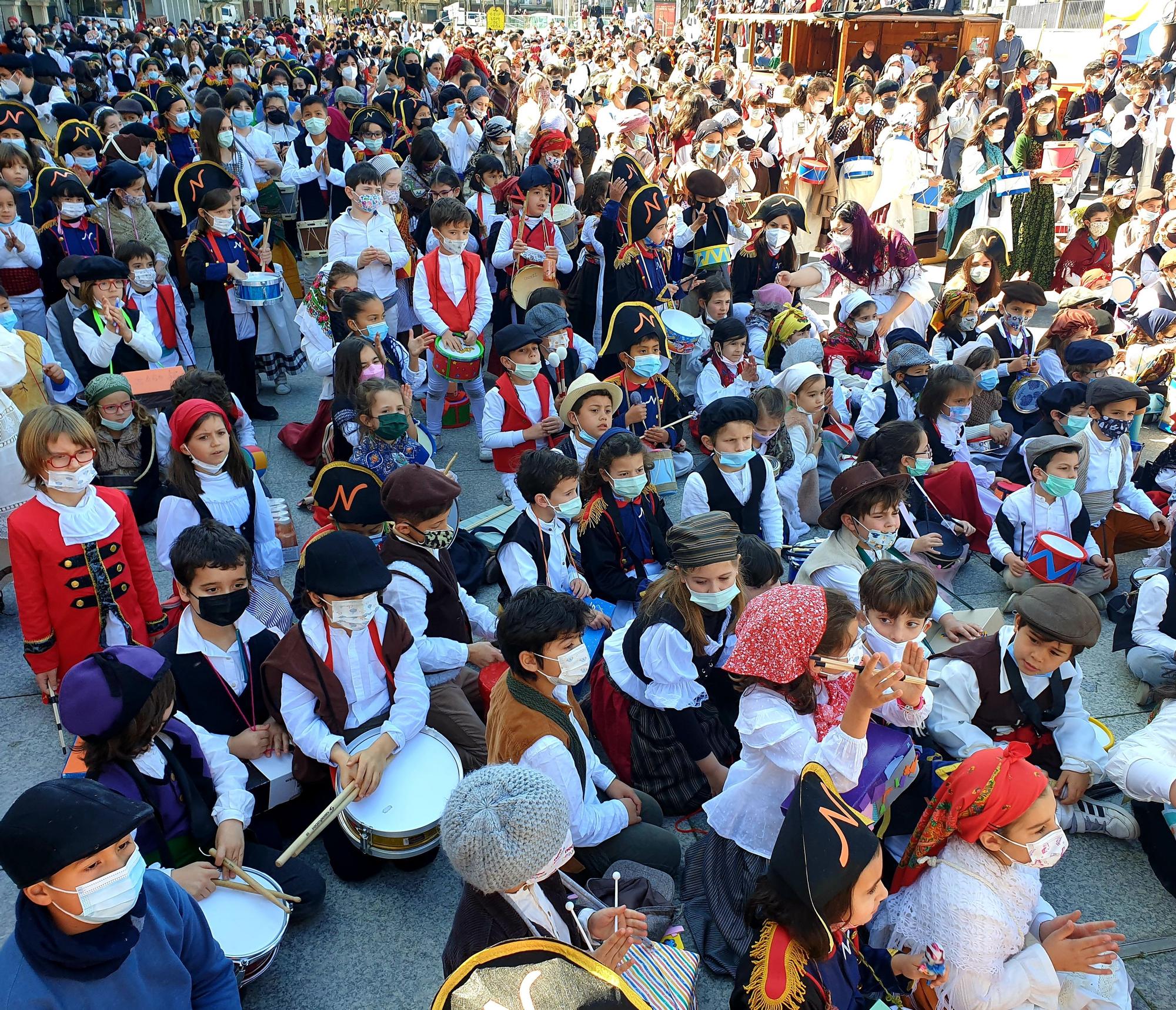 Minivigueses y minifranceses recrean su particular Reconquista