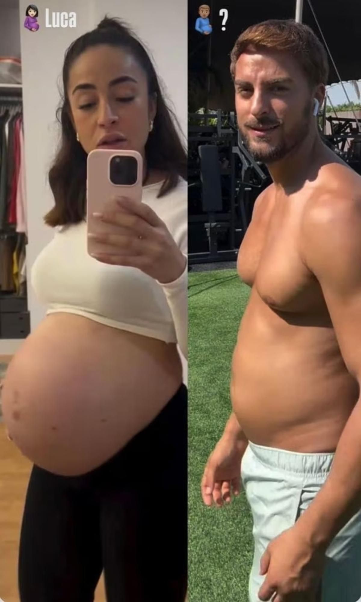 El divertido montaje entre el emabarazo de Ana y Borja