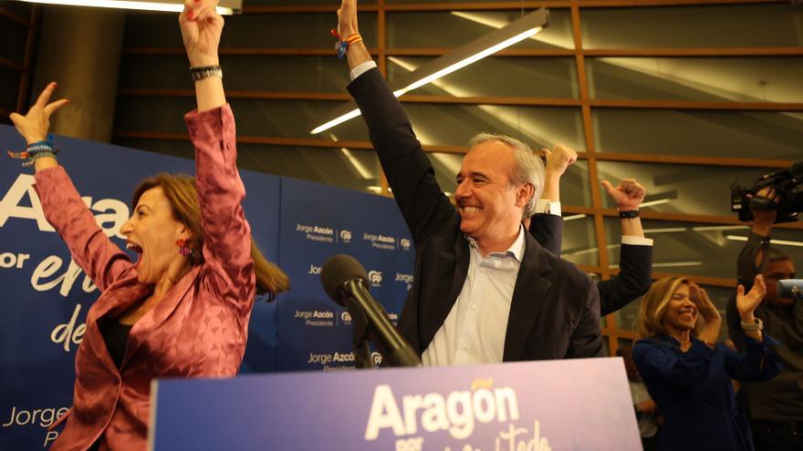 El PP se alza con la victoria en Aragón pero necesitará a Vox