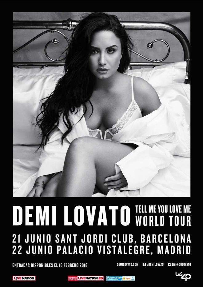 Cartel de la gira de Demi Lovato