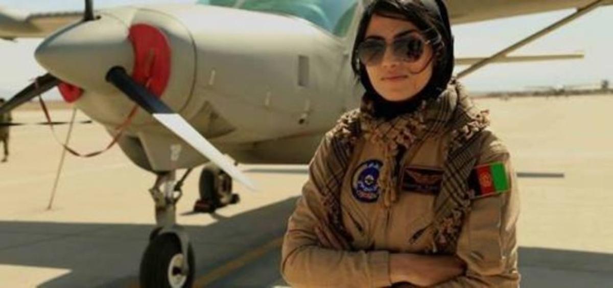 Nilofar Rahmani, la primera pilot de les Força Aèria d’Afganistan.